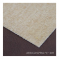 Soft Leather Fabric Pu pirnted crazy horse synthetic leather for shoes Supplier